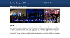 Desktop Screenshot of evolutiondjservices.com