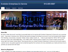 Tablet Screenshot of evolutiondjservices.com